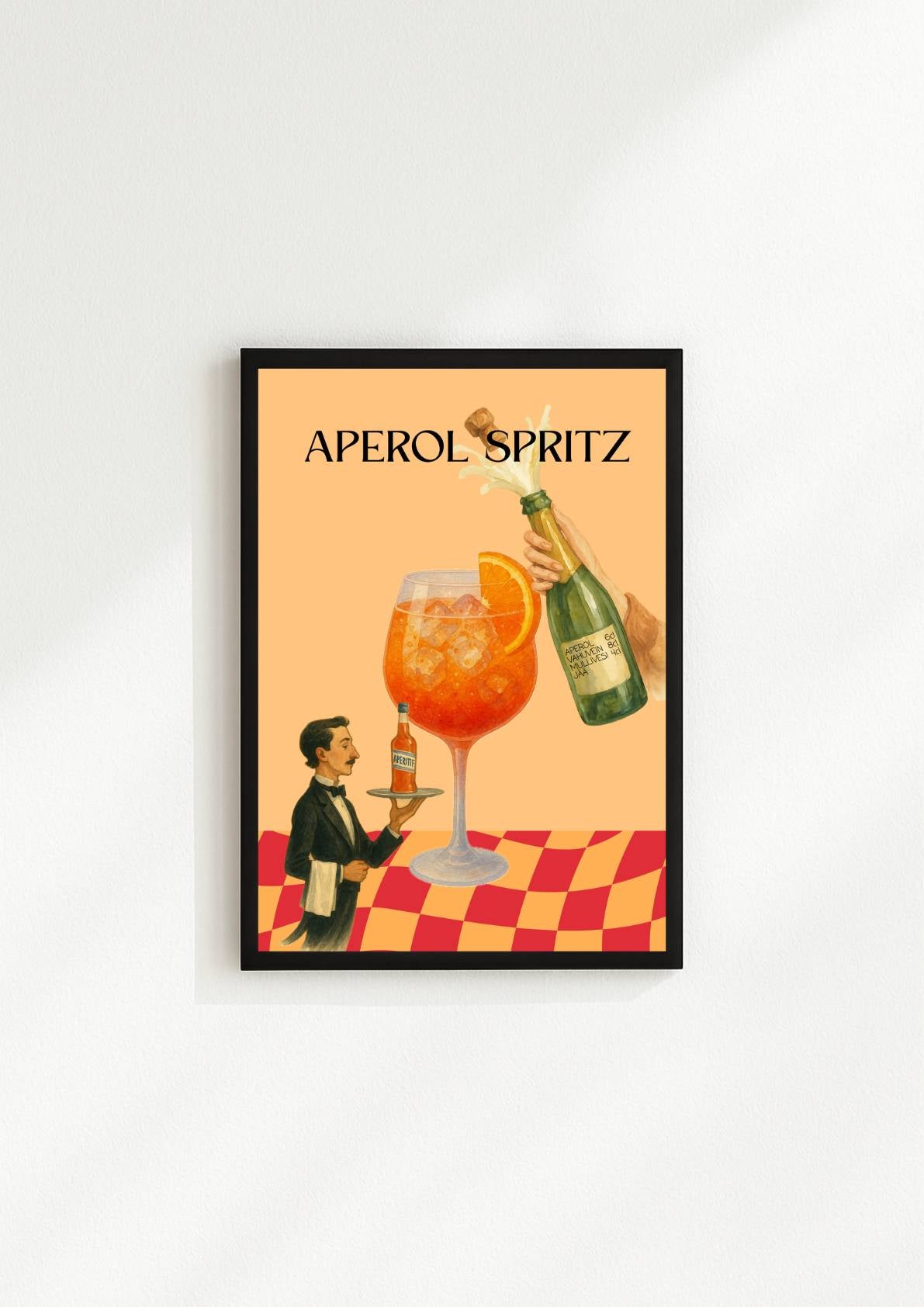 Aperol Spritz kokteiliposter
