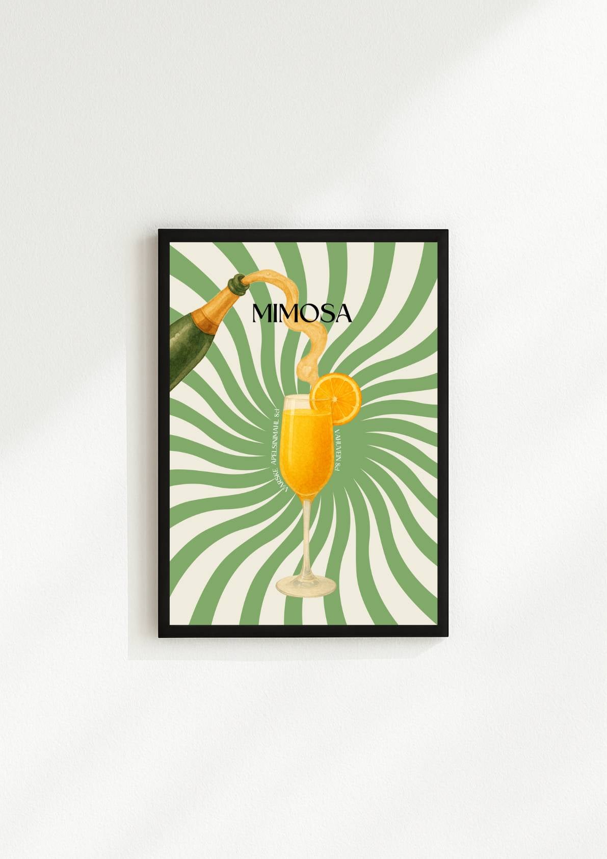 Mimosa kokteiliposter